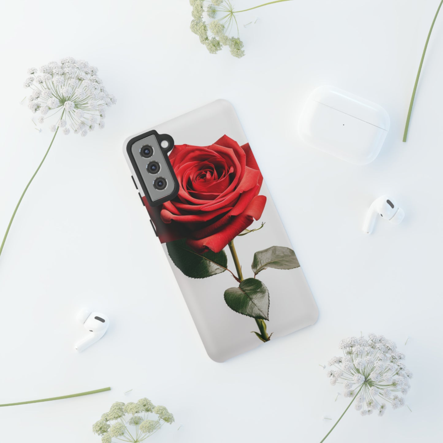 Samsung Galaxy Series (Simple Rose) - Phone Case