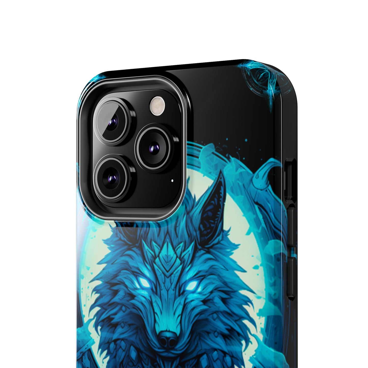 iPhone Series (Blue eyed shining wolf) - Phone Case