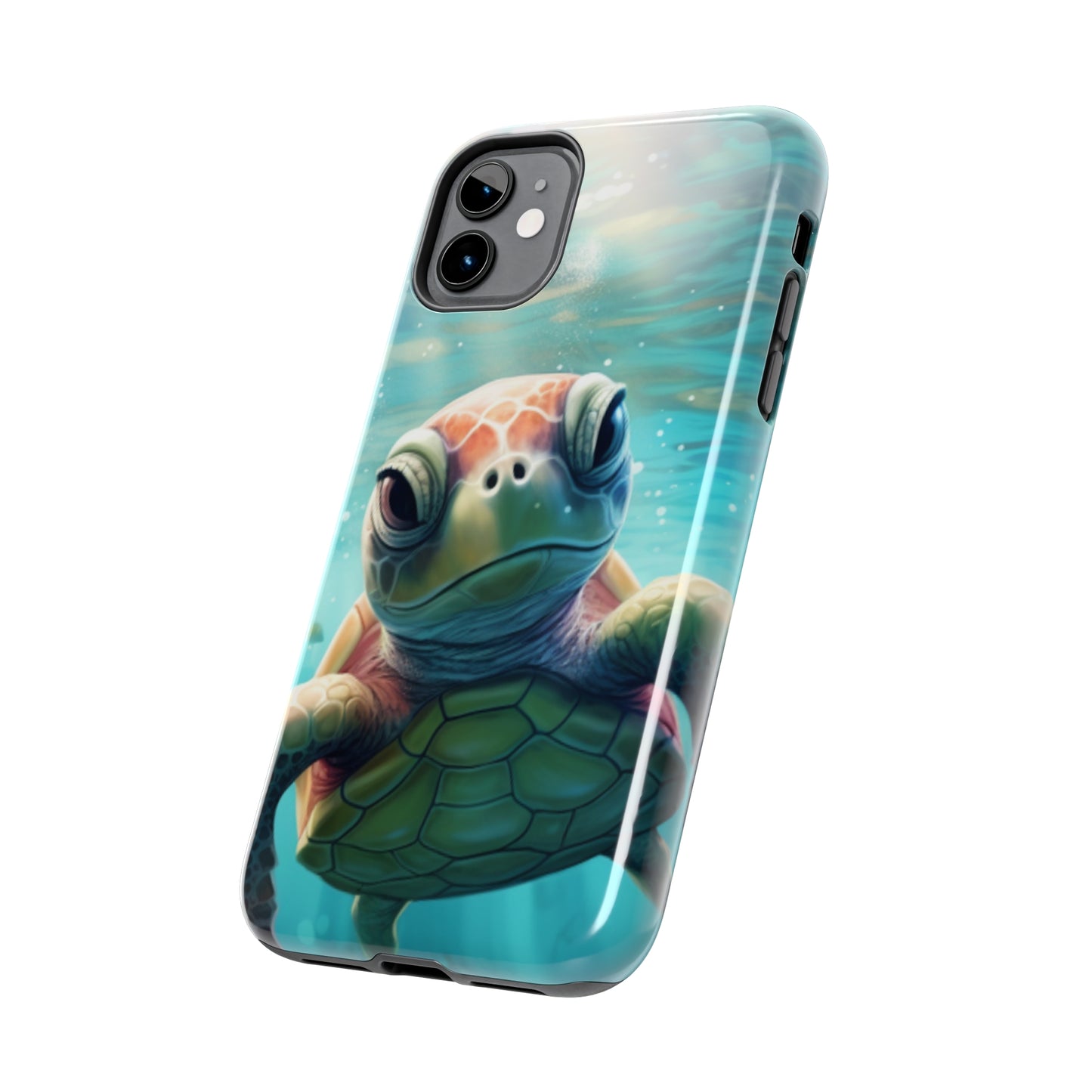 iPhone Series (Turtle In Motion) - Phone Case