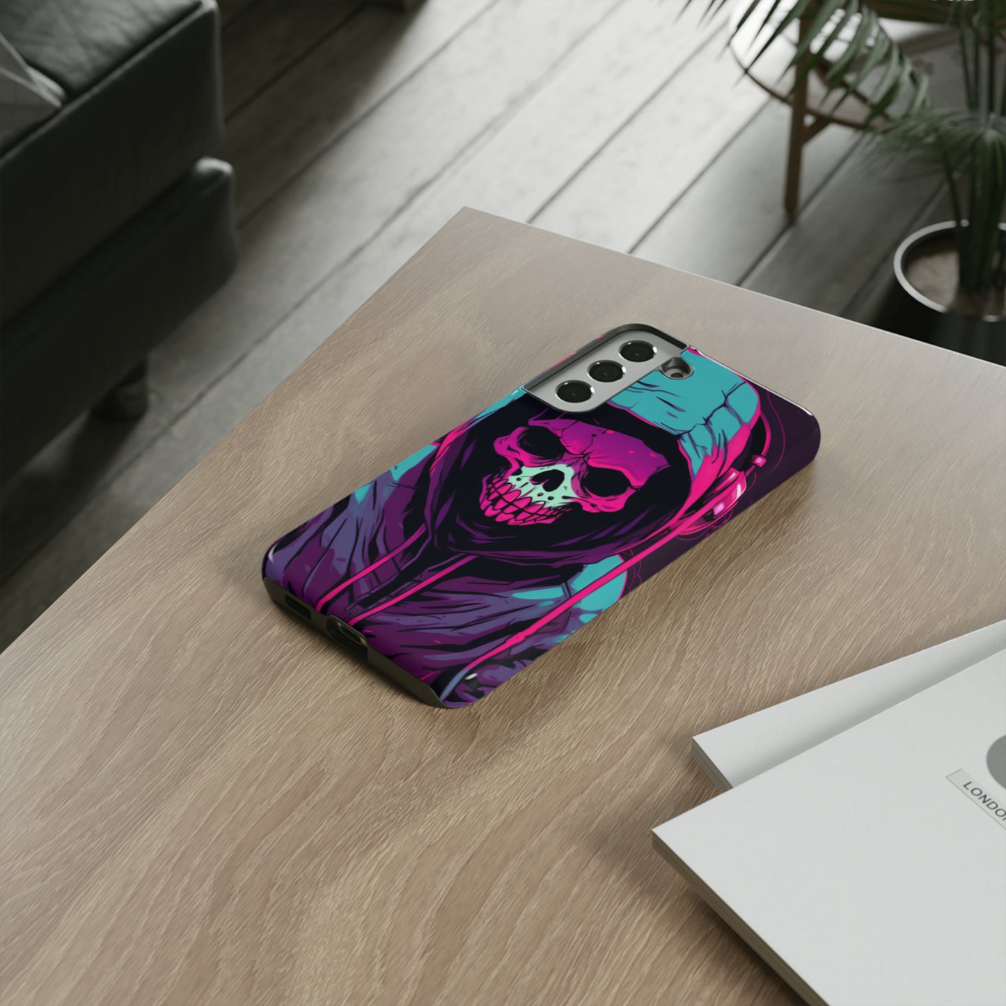 Samsung Galaxy Series (Neon Bones) - Phone Case