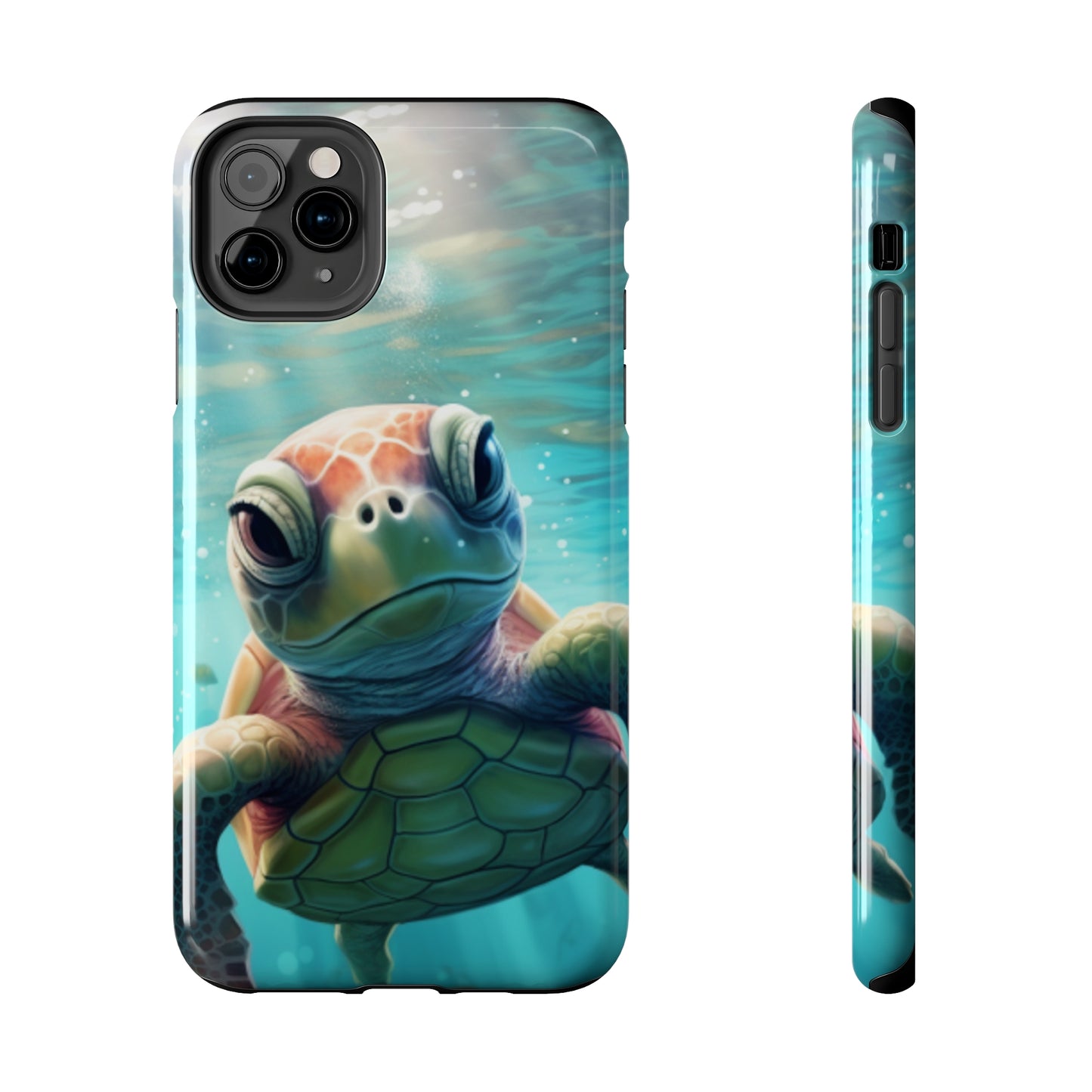 iPhone Series (Turtle In Motion) - Phone Case