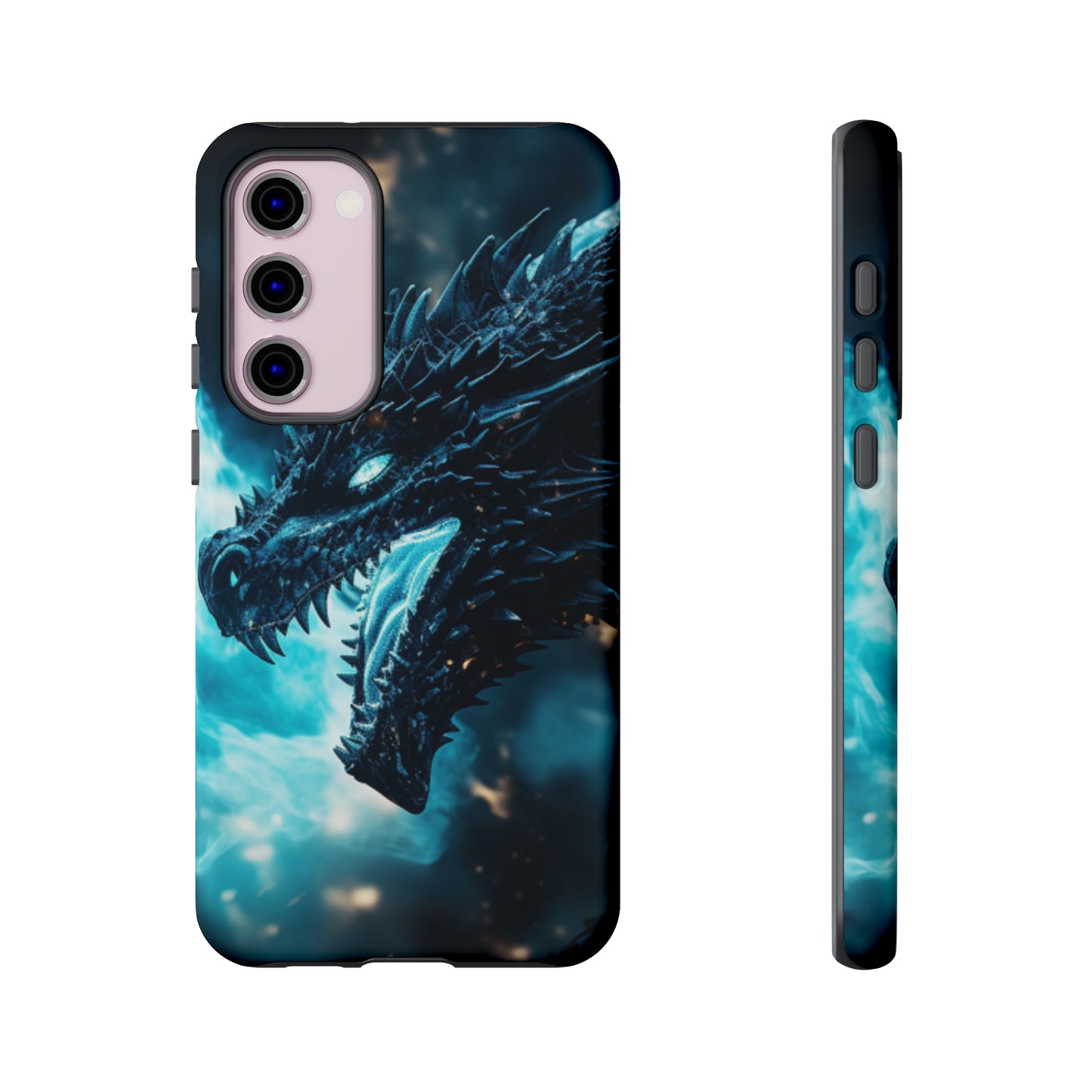 Samsung Galaxy Series (Blue Flame Dragon) - Phone Case