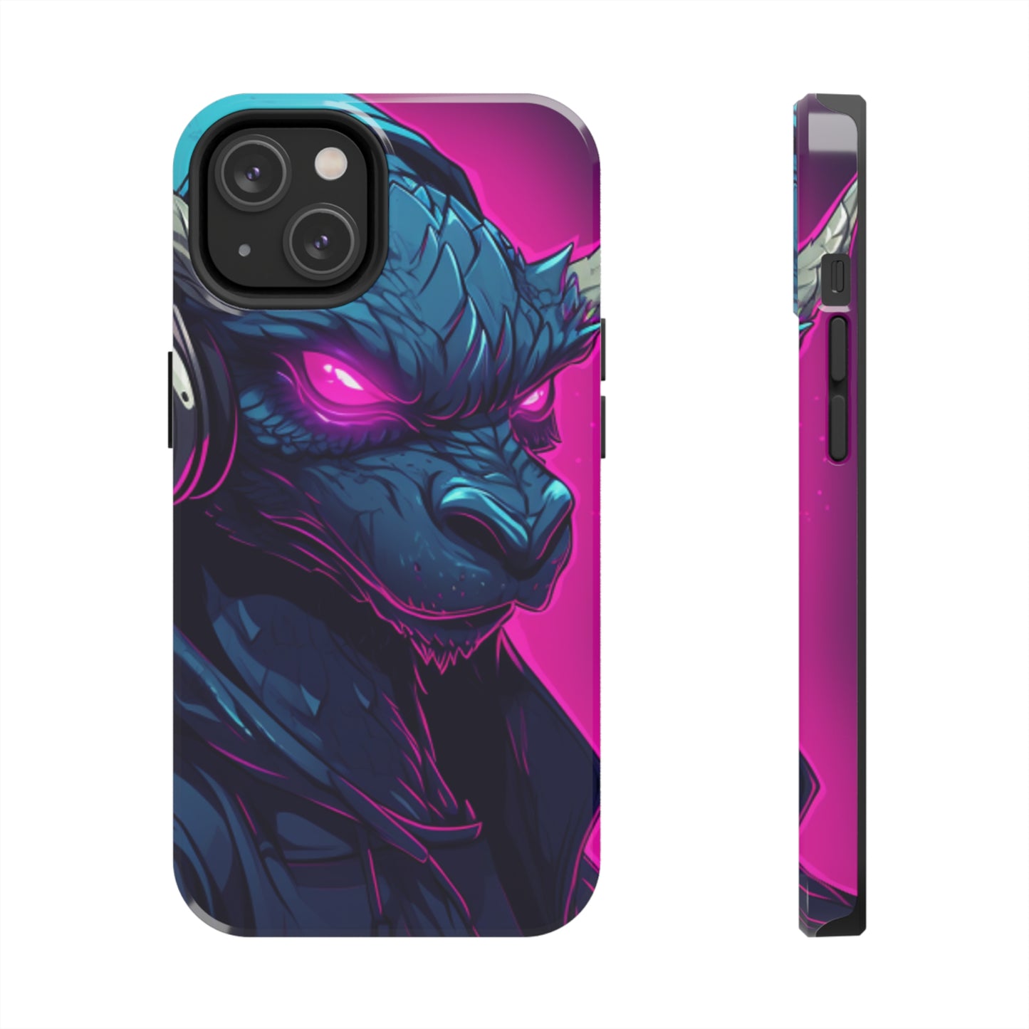 iPhone Series (Synthwave Dragon) - Phone Case