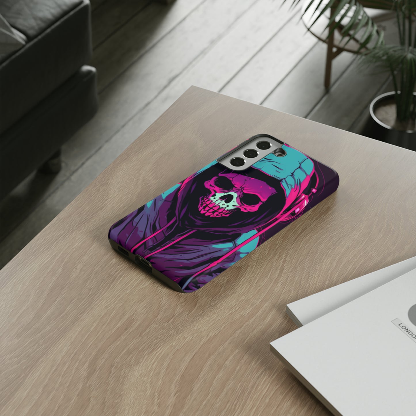 Samsung Galaxy Series (Neon Bones) - Phone Case