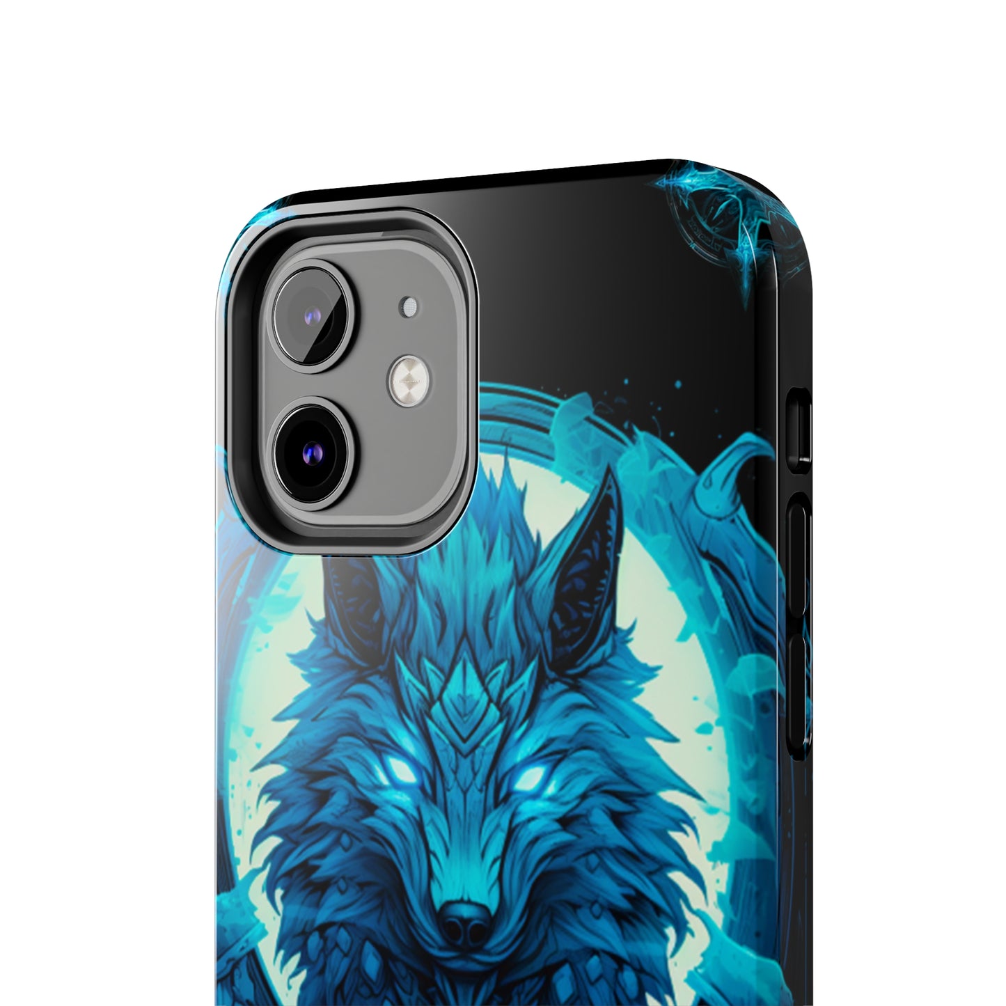 iPhone Series (Blue eyed shining wolf) - Phone Case