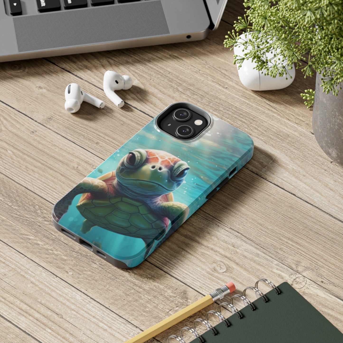 iPhone Series (Turtle In Motion) - Phone Case