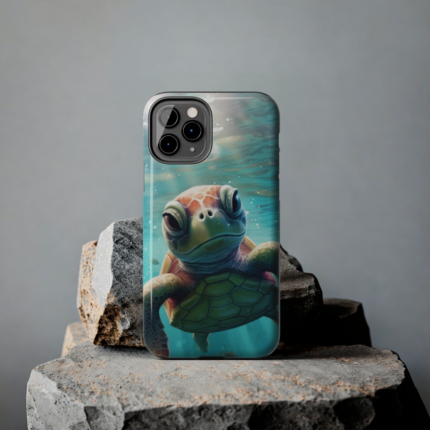 iPhone Series (Turtle In Motion) - Phone Case