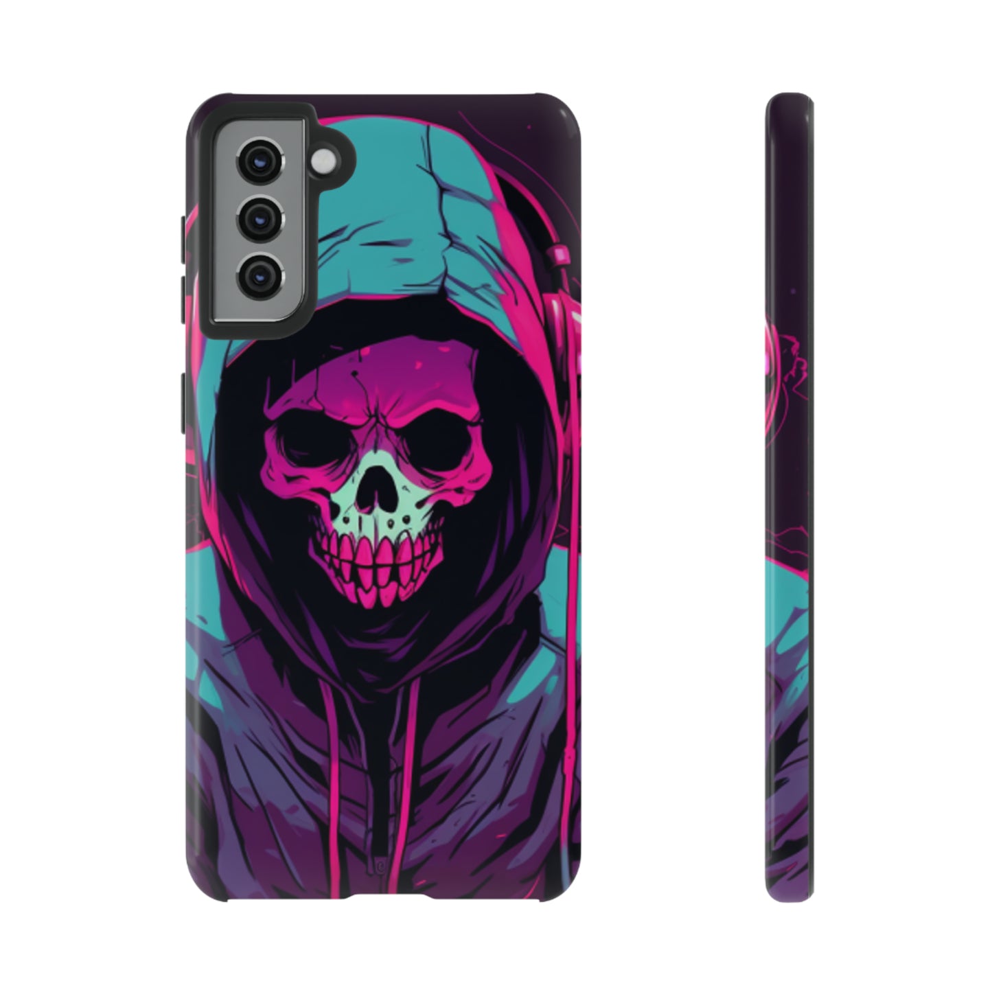 Samsung Galaxy Series (Neon Bones) - Phone Case