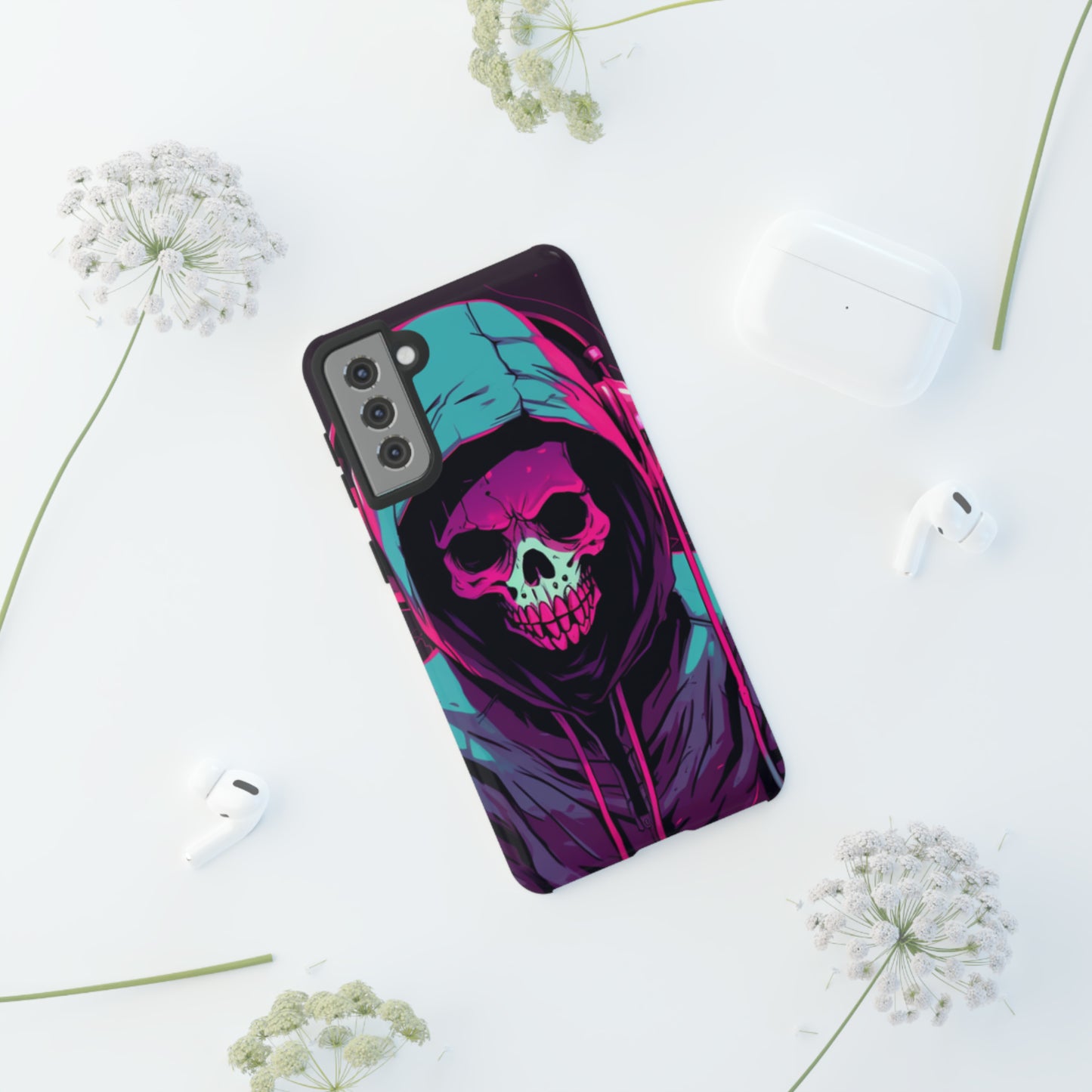 Samsung Galaxy Series (Neon Bones) - Phone Case