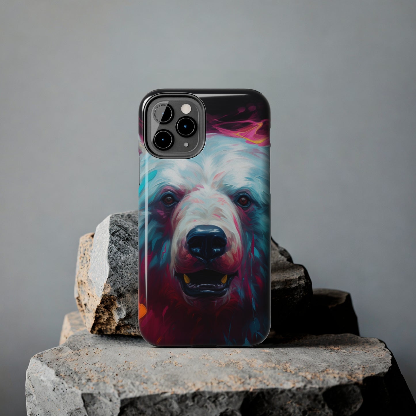 iPhone Series (Anaglyph Polar Bear) - Phone Case