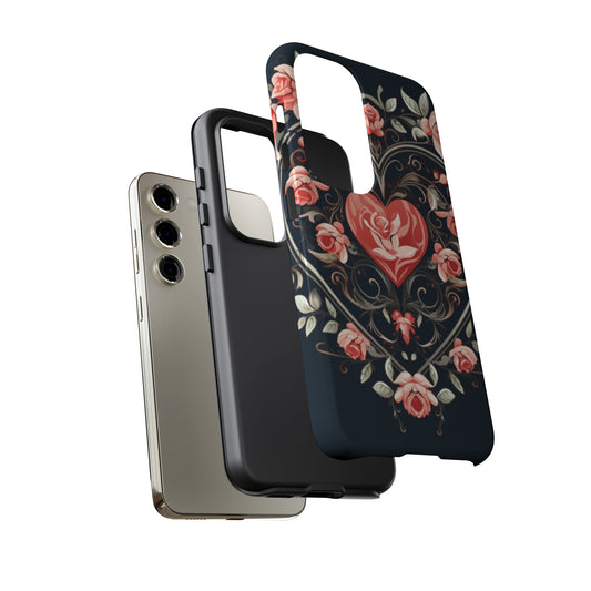 Samsung Galaxy Series (Hearts N Roses) - Phone Cases