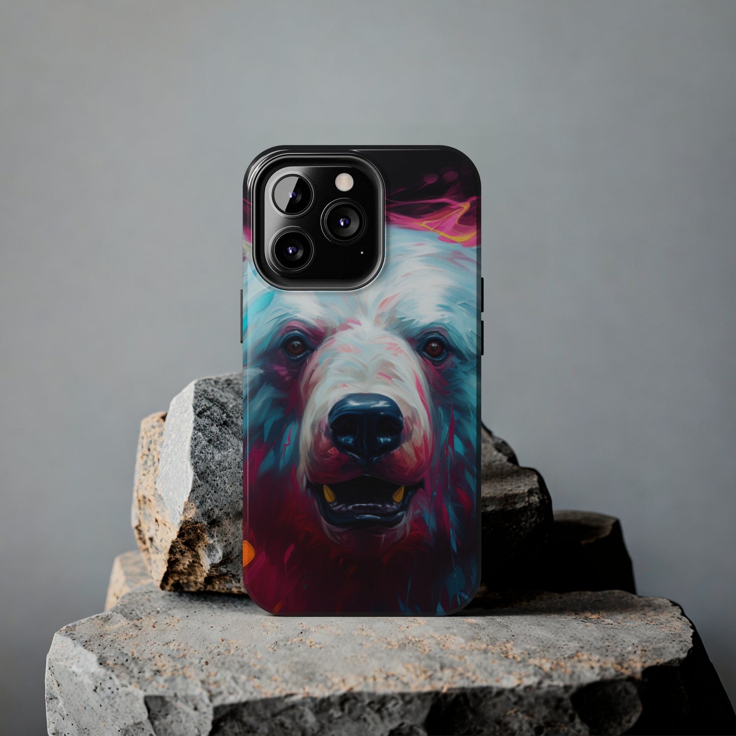 iPhone Series (Anaglyph Polar Bear) - Phone Case