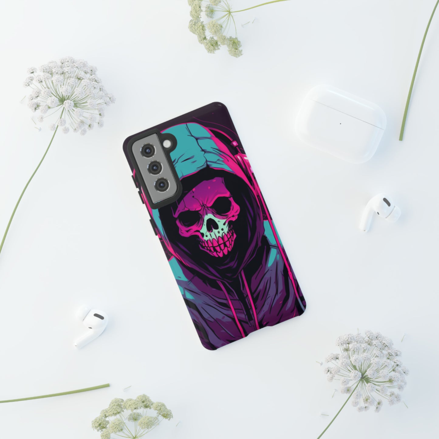 Samsung Galaxy Series (Neon Bones) - Phone Case