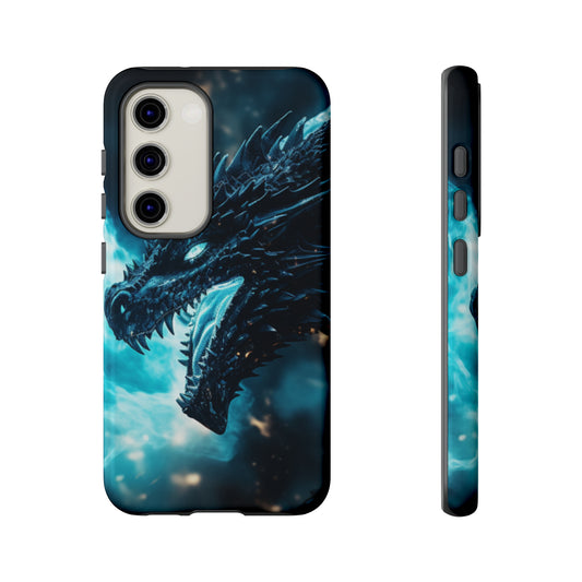 Samsung Galaxy Series (Blue Flame Dragon) - Phone Case