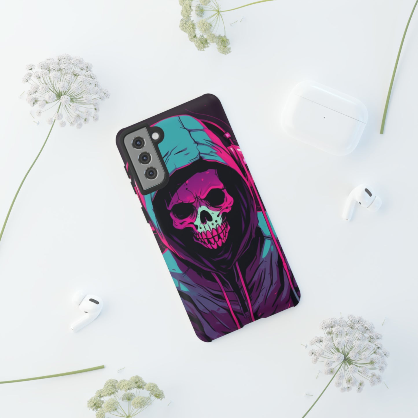 Samsung Galaxy Series (Neon Bones) - Phone Case