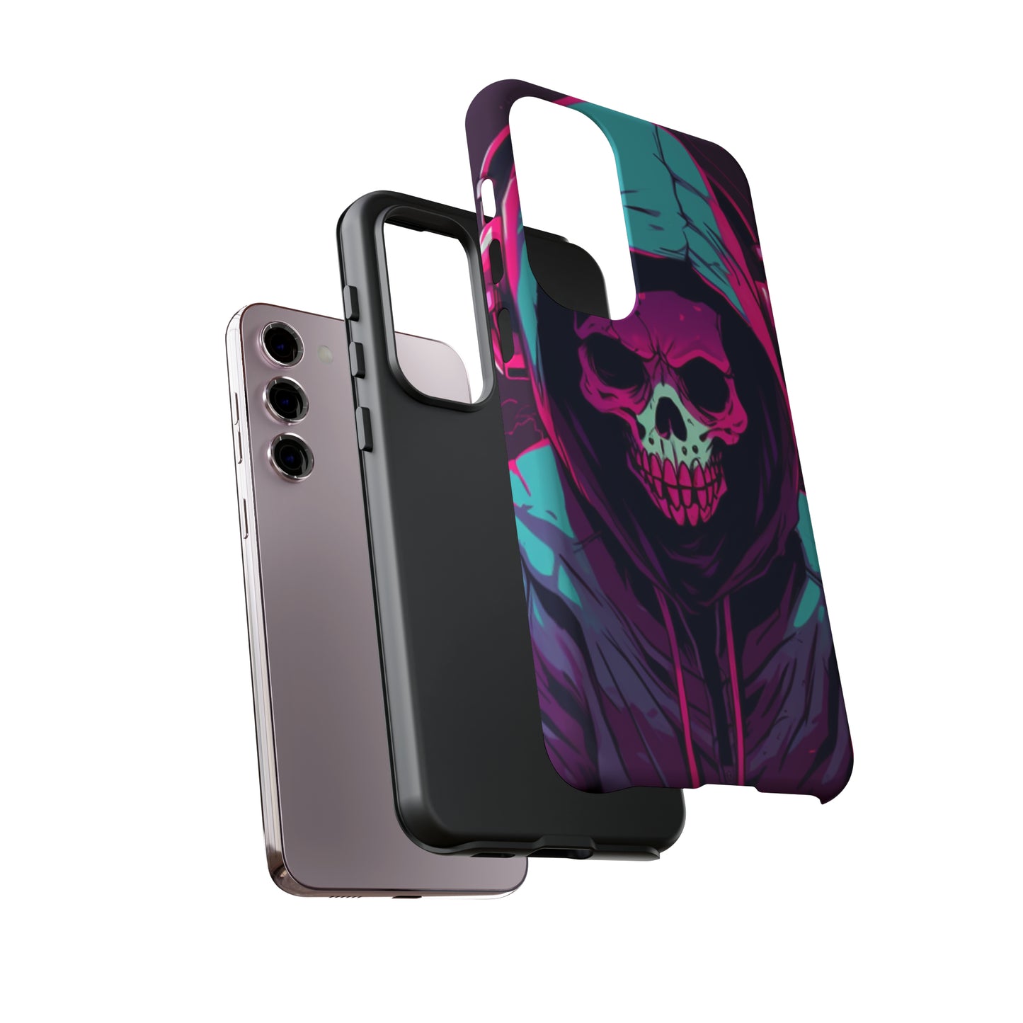 Samsung Galaxy Series (Neon Bones) - Phone Case