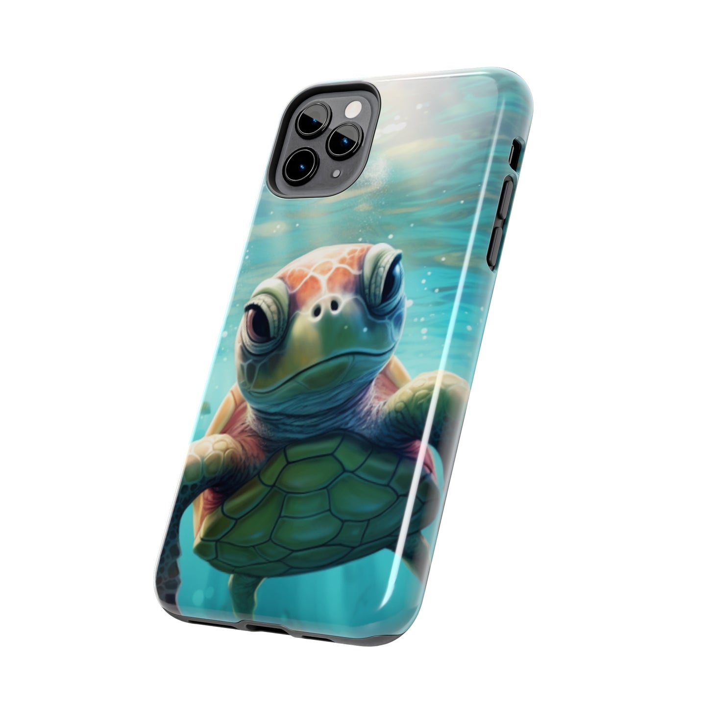 iPhone Series (Turtle In Motion) - Phone Case