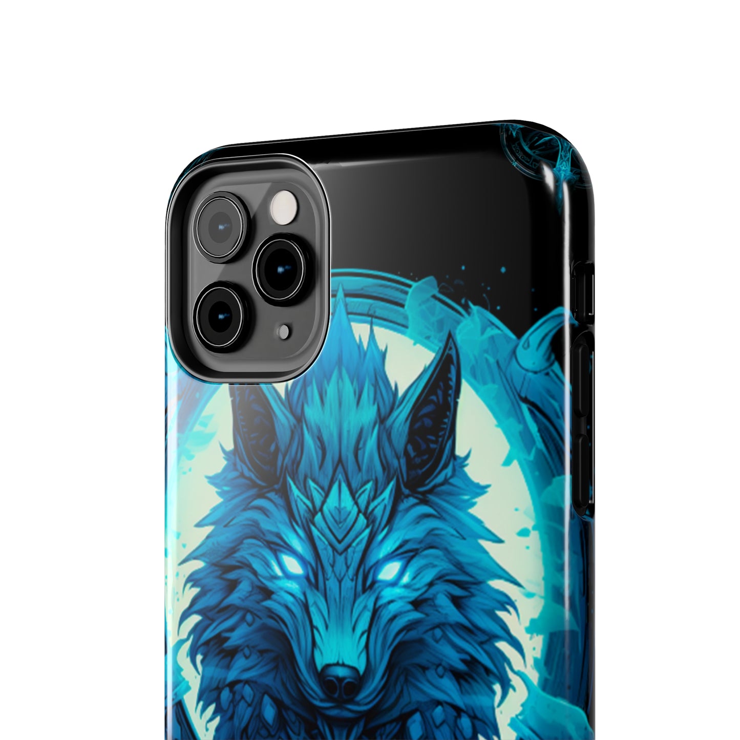 iPhone Series (Blue eyed shining wolf) - Phone Case