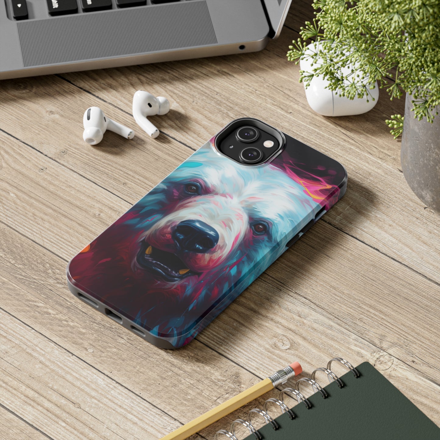 iPhone Series (Anaglyph Polar Bear) - Phone Case