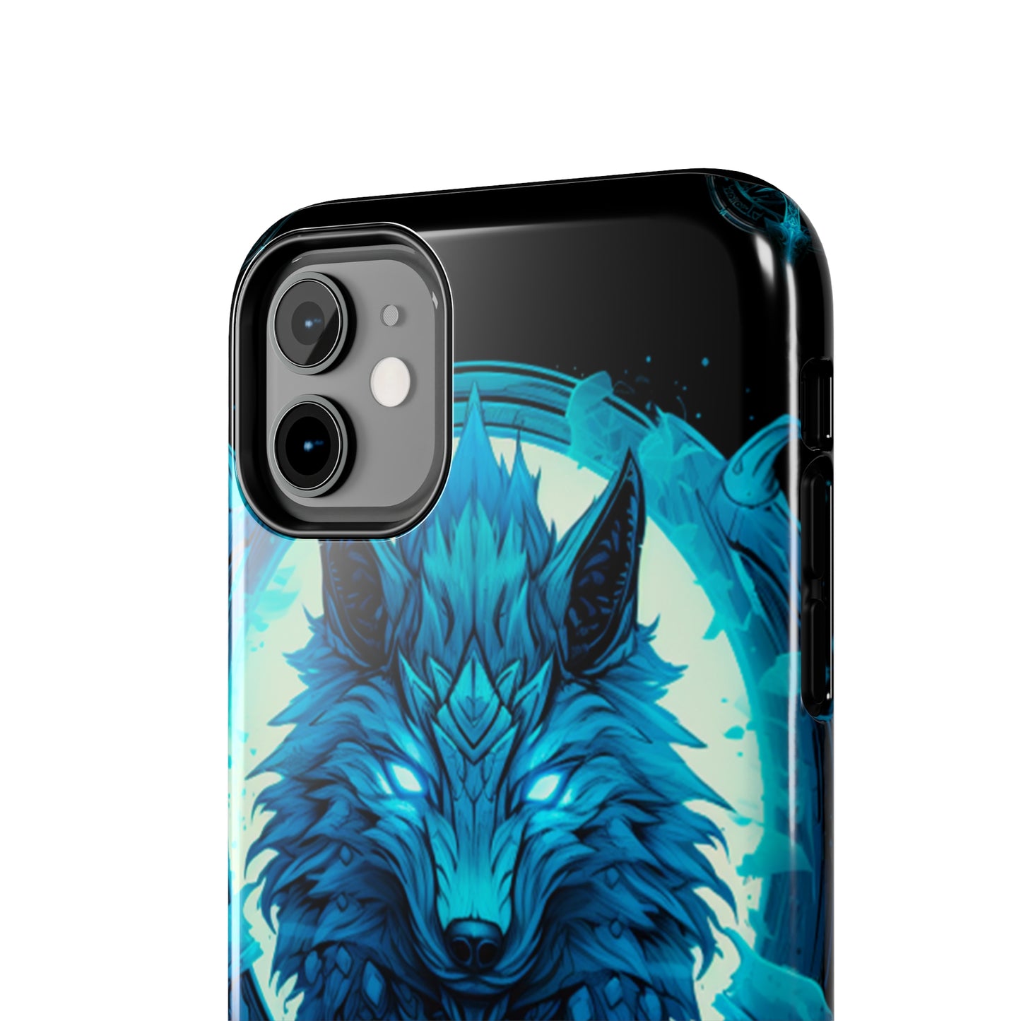 iPhone Series (Blue eyed shining wolf) - Phone Case