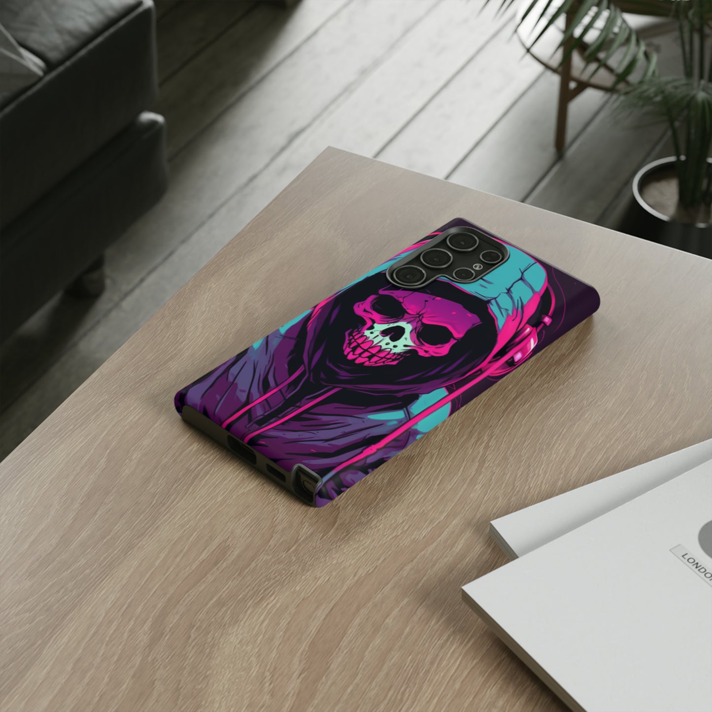 Samsung Galaxy Series (Neon Bones) - Phone Case