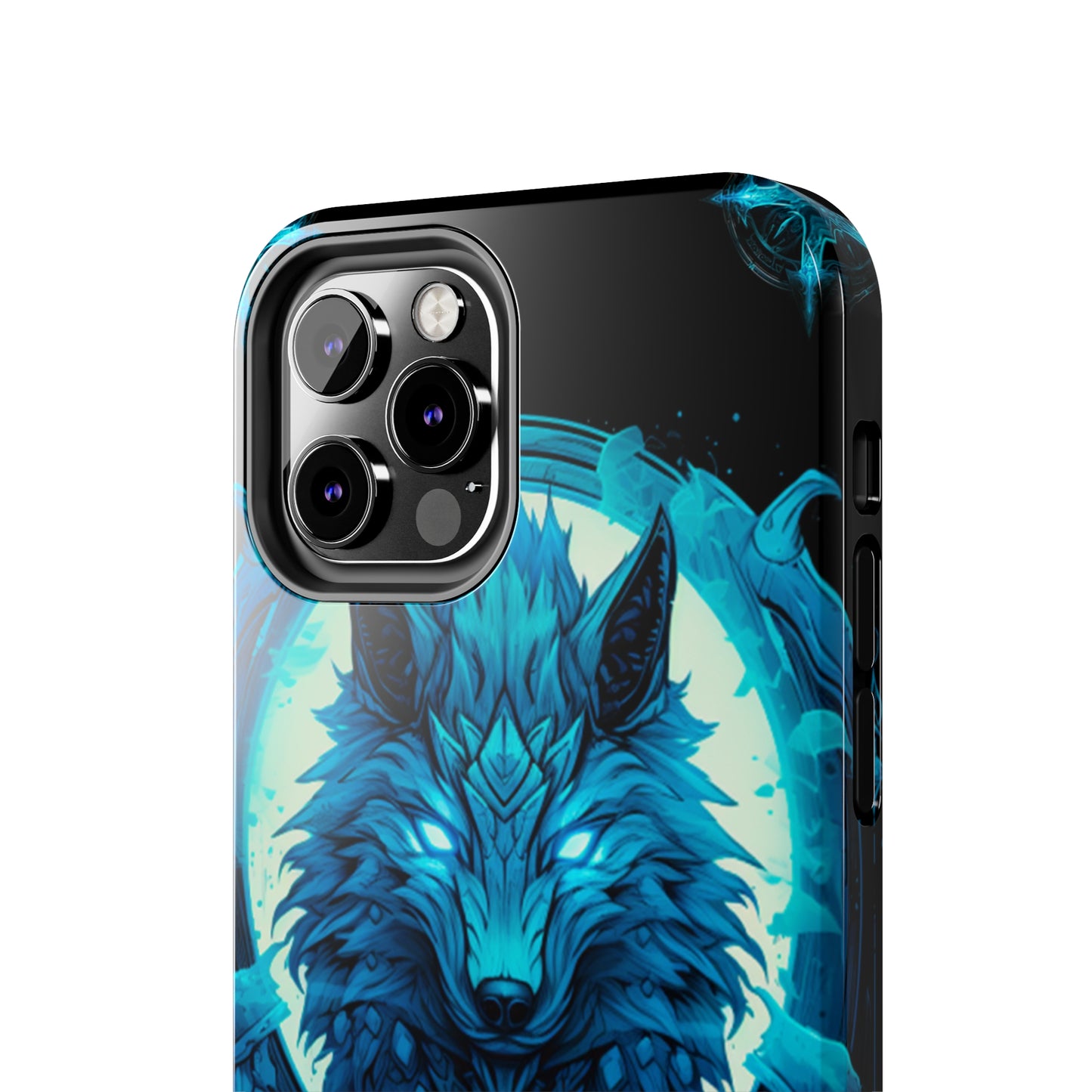 iPhone Series (Blue eyed shining wolf) - Phone Case